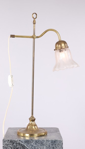 BORDSLAMPA, 1900-tal, mässing