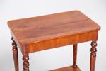 Sidobord, 1800-talets slut, mahogny, höjd 76, 52 x 34 cm