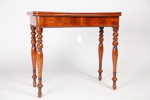 Spelbord, 1800-talets andra hälft, Senempire, mahogny, höjd 78, 85 x 42 cm