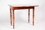 Spelbord, 1800-talets andra hälft, Senempire, mahogny, höjd 78, 85 x 42 cm