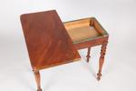 Spelbord, 1800-talets andra hälft, Senempire, mahogny, höjd 78, 85 x 42 cm
