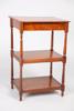 Etagere, 1800-talets slut, mahogny, höjd 74, 48 x 33 cm