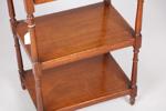 Etagere, 1800-talets slut, mahogny, höjd 74, 48 x 33 cm