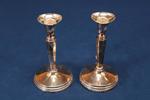 Eric Löfman (1925-1994), ljusstakar, ett par, silver, "Classic", Mema, 1997, höjd 16,5 cm, totalvikt 480 gram
