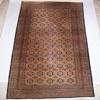 Pakistan, Orientmatta, handknuten, blå botten med röd huvudbård, 180 x 117 cm