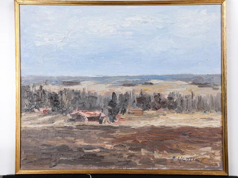Renzo Ugolini (född 1930), "Landskap", utförd 1979, signerad, olja på duk, bildmått 50 x 61 cm_643a_8daf8a2729dc7f2_lg.jpeg