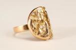 Ring, 18k guld, Örneus guldsmed x9 (1972), stl 15 mm, vikt 5,8 gram
