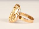 Ring, 18k guld, Örneus guldsmed x9 (1972), stl 15 mm, vikt 5,8 gram