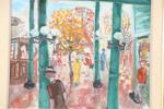 Charles Sjöholm (f. 1933), Gröna Lund, signerad, olja på pannå, bildmått 33 x 41 cm