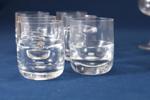 Vinprovarglas, 12 st, selterglas, 6 st, Kosta Boda, i parti