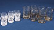 Tumbler, 6 st, "Antik", Reijmyre, selter, 6 st, "Prince", Kosta Boda