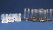 Tumbler, 6 st, "Antik", Reijmyre, selter, 6 st, "Prince", Kosta Boda