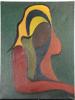 Hans Sandberg (1941-1993), kvinnofigur, monogramsignerad -66, olja på duk, 69x52 cm