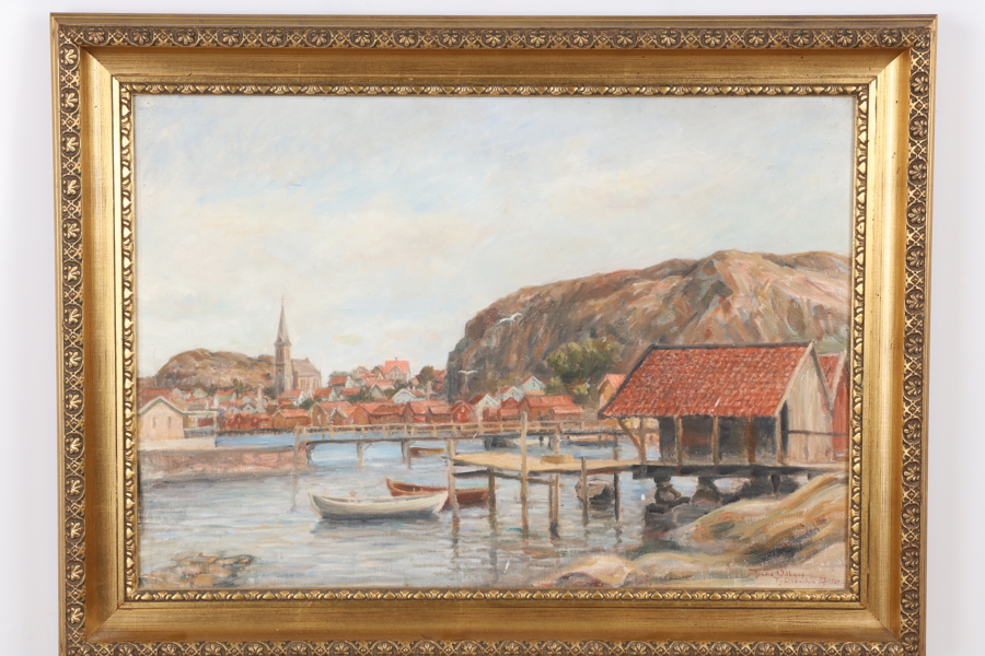 TYCHO ÖDBERG (1865-1943), olja på duk